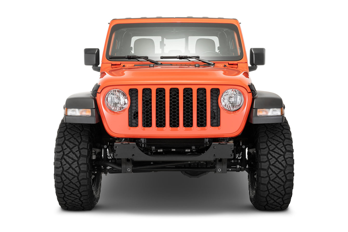 Quadratec - Winch Mount Plate for 19+ Jeep Wrangler JL & Gladiator JT for Factory Steel Bumper