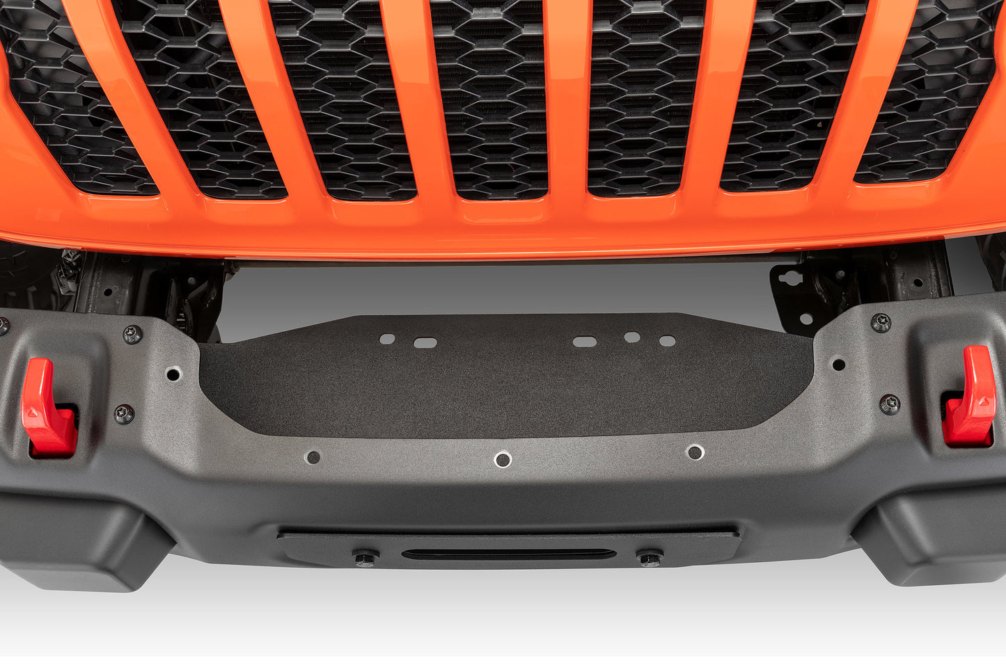Quadratec - Winch Mount Plate for 19+ Jeep Wrangler JL & Gladiator JT for Factory Steel Bumper