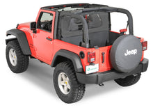 QuadraTop Clearview Windstopper in Black Diamond for 07-18 Jeep Wrangler JK 2 Door