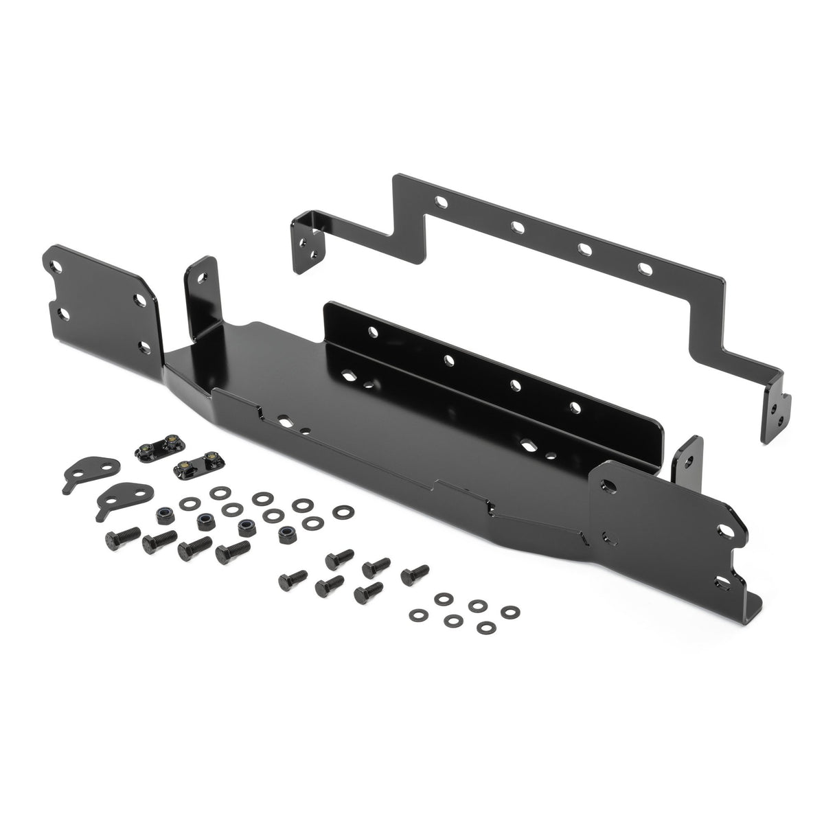 Rugged Ridge 11543.16 Winch Mount Plate for 18+  Jeep Wrangler JL &amp; Gladiator JT with Factory Steel or Spartacus Front Bumpers