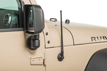 Rugged Ridge 17212.10 13" Stubby Reflex Antenna/Aerial for 07 on Jeep Wrangler JL, JK & Gladiator JT and Wrangler TJ 97-06