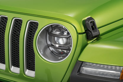 Rugged Ridge 11230.21 Elite Headlight Guards for 2018 on Jeep Wrangler JL & Gladiator JT