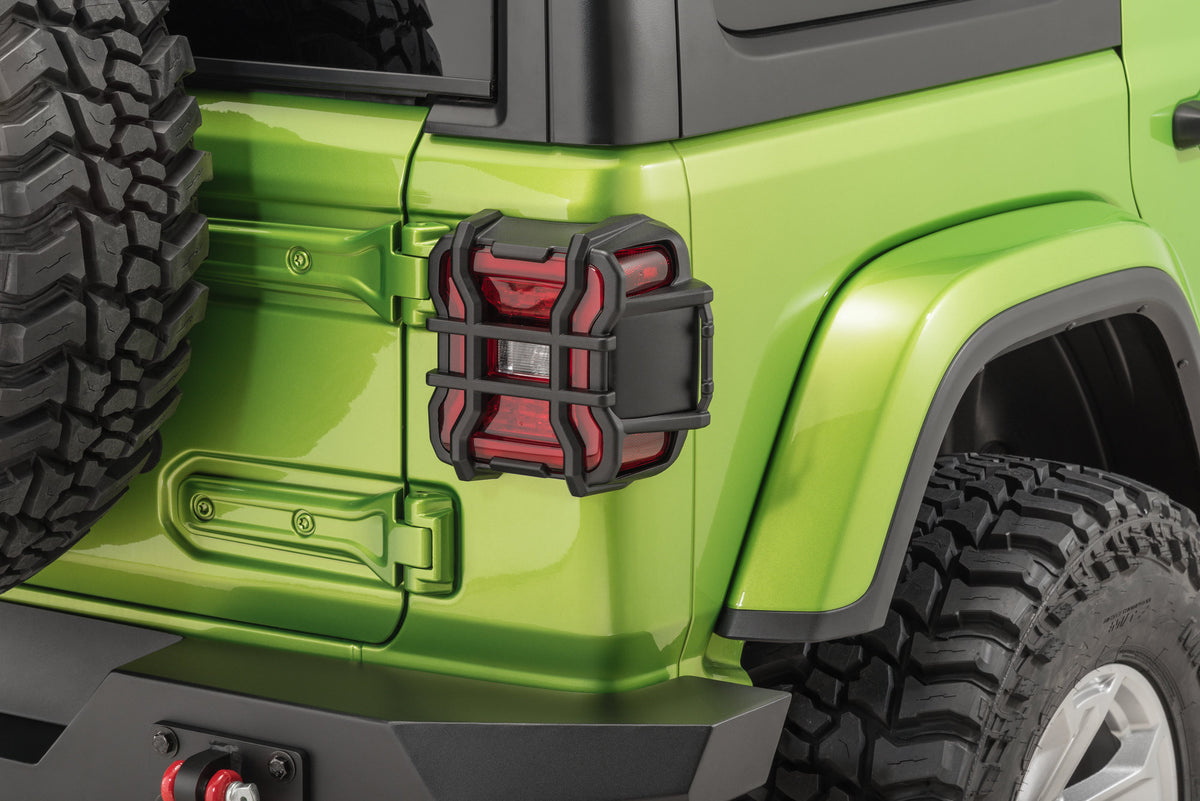 Rugged Ridge 11226.12 Elite Tail Light Guards for 18 on Jeep Wrangler JL with Factory LED Tail Lights