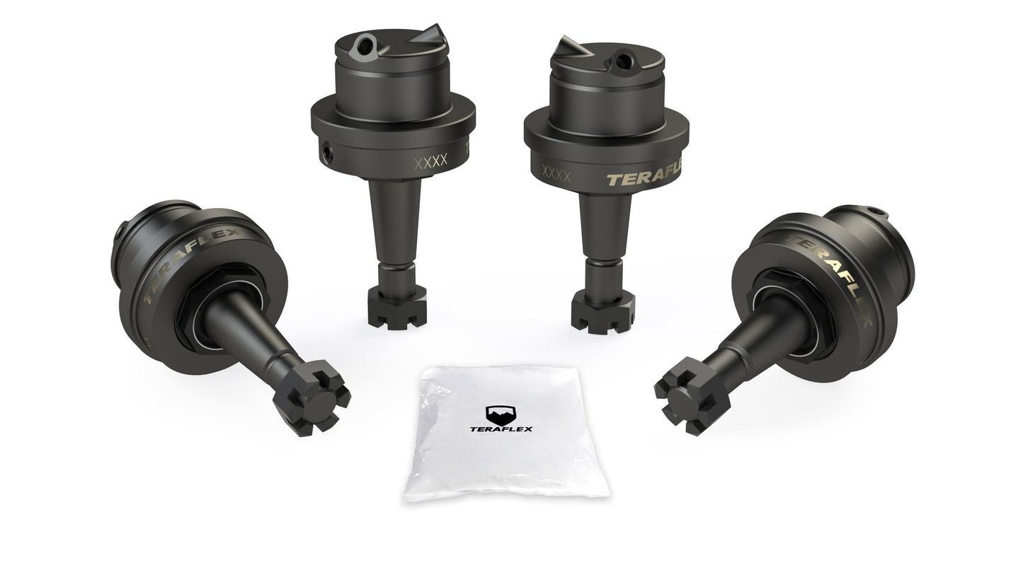 Teraflex 3452010 Dana 30/44 HD Ball Joint Kit w/out Knurl for Jeep Wrangler JL & Gladiator JT