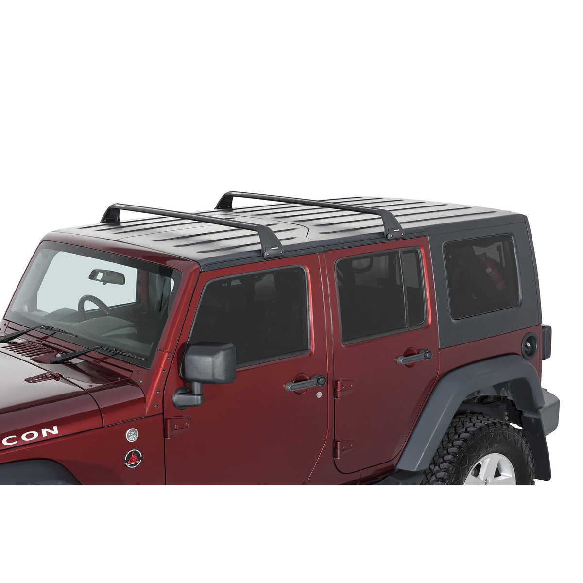Rhino Rack Jl Rhino Rack JK/JL/JT - Vortex SG Black 2 Bar Roof Rack SG59 – Double ...