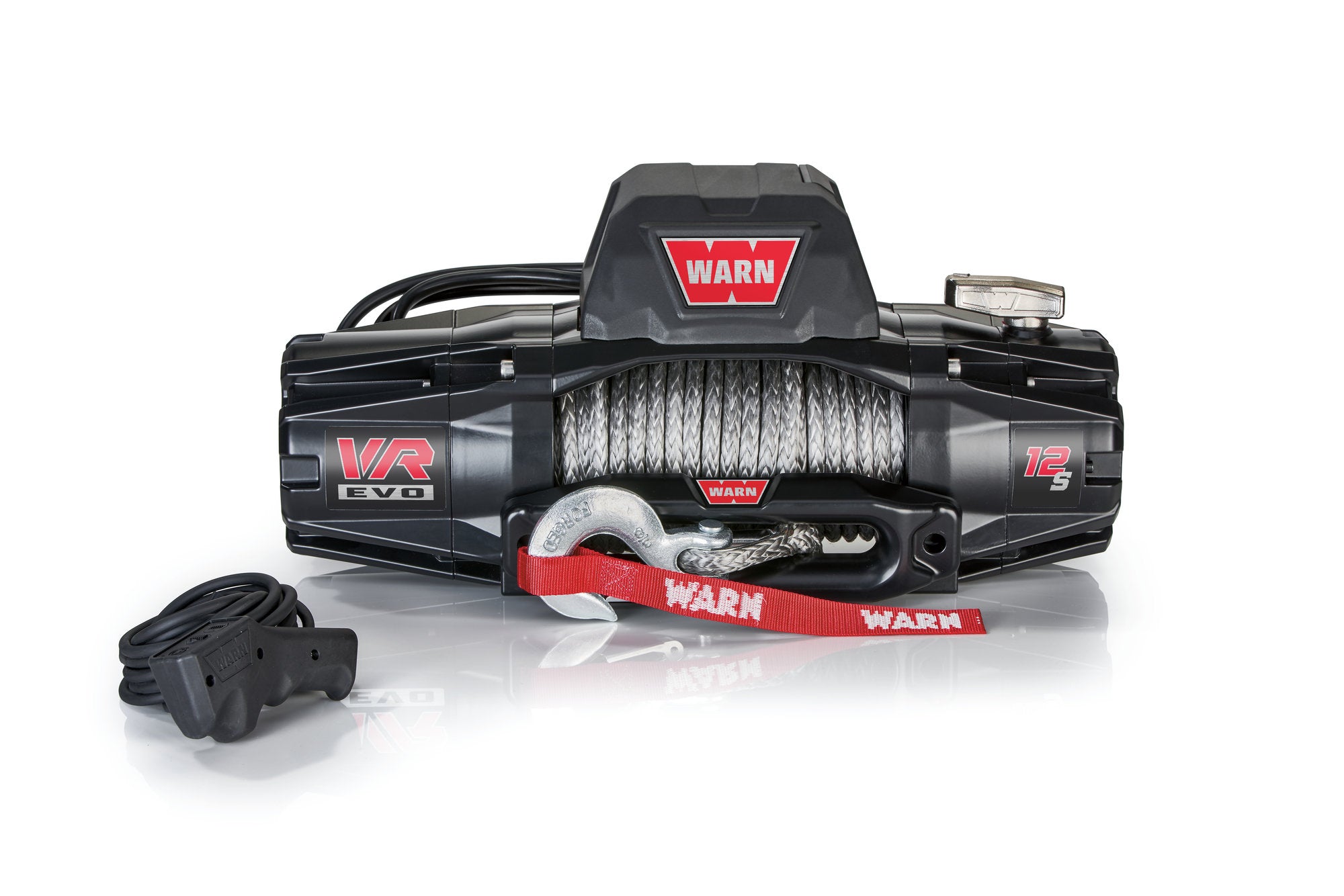 WARN 103255 VR EVO Series Winch 12,000lb with Synthetic Rope – Double ...
